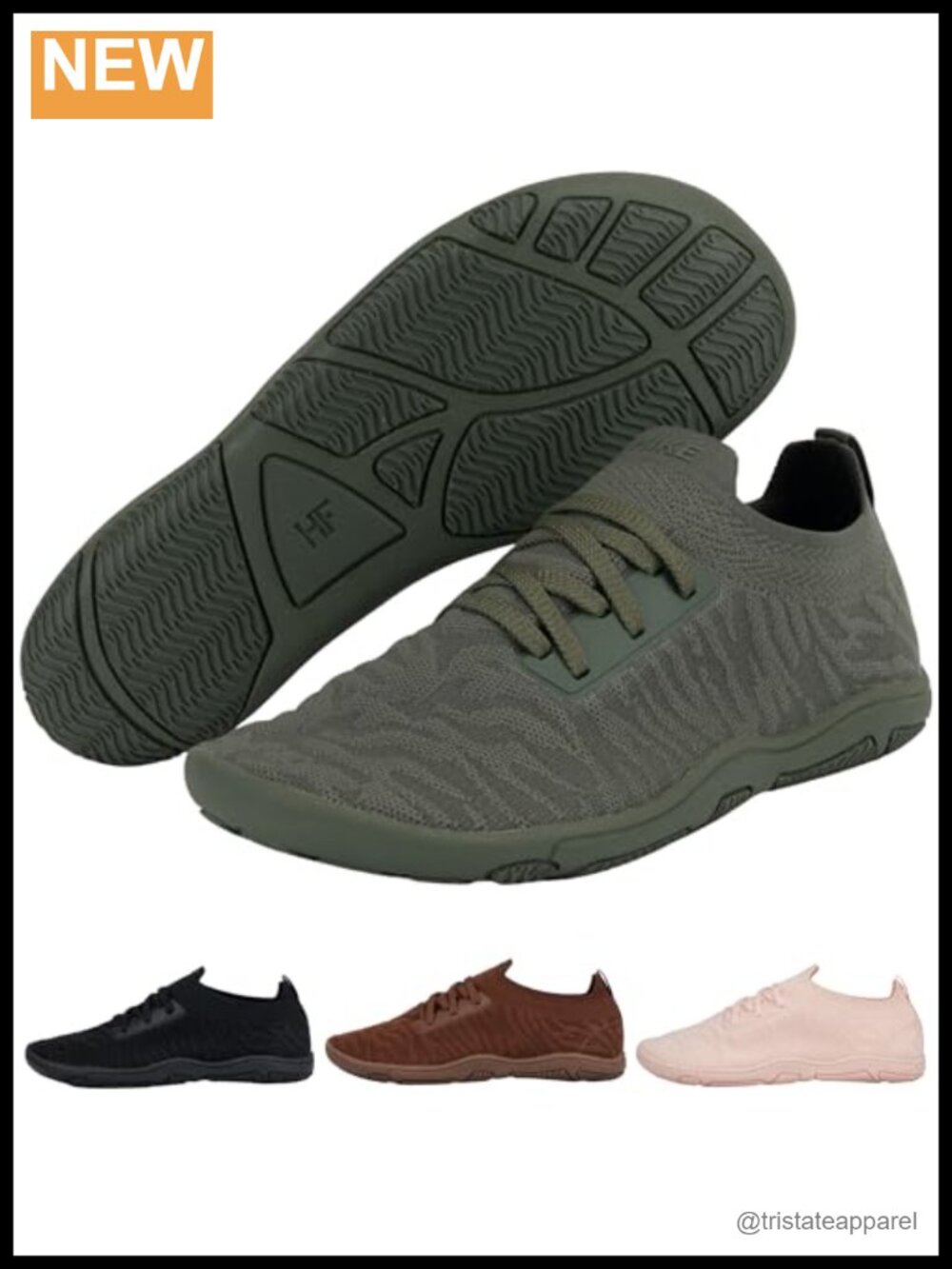 Wool Knit Barefoot Shoes Zero-Drop Non-Slip Lightweight